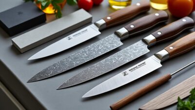 découvrez comment bien choisir vos couteaux grâce à ce guide complet couvrant les types d'acier, les manches, l'entretien et le budget pour allier qualité et performance en cuisine.