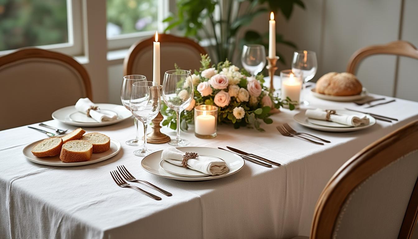 apprenez à dresser une table élégante avec nos conseils pratiques pour disposer couverts, verres, nappage et fleurs, afin de créer une ambiance conviviale et raffinée.