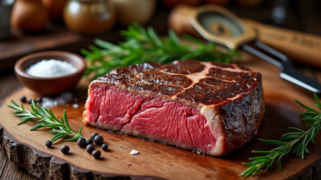 L&rsquo;art de la côte de bœuf maturée : saveurs et secrets d&rsquo;une viande d&rsquo;exception