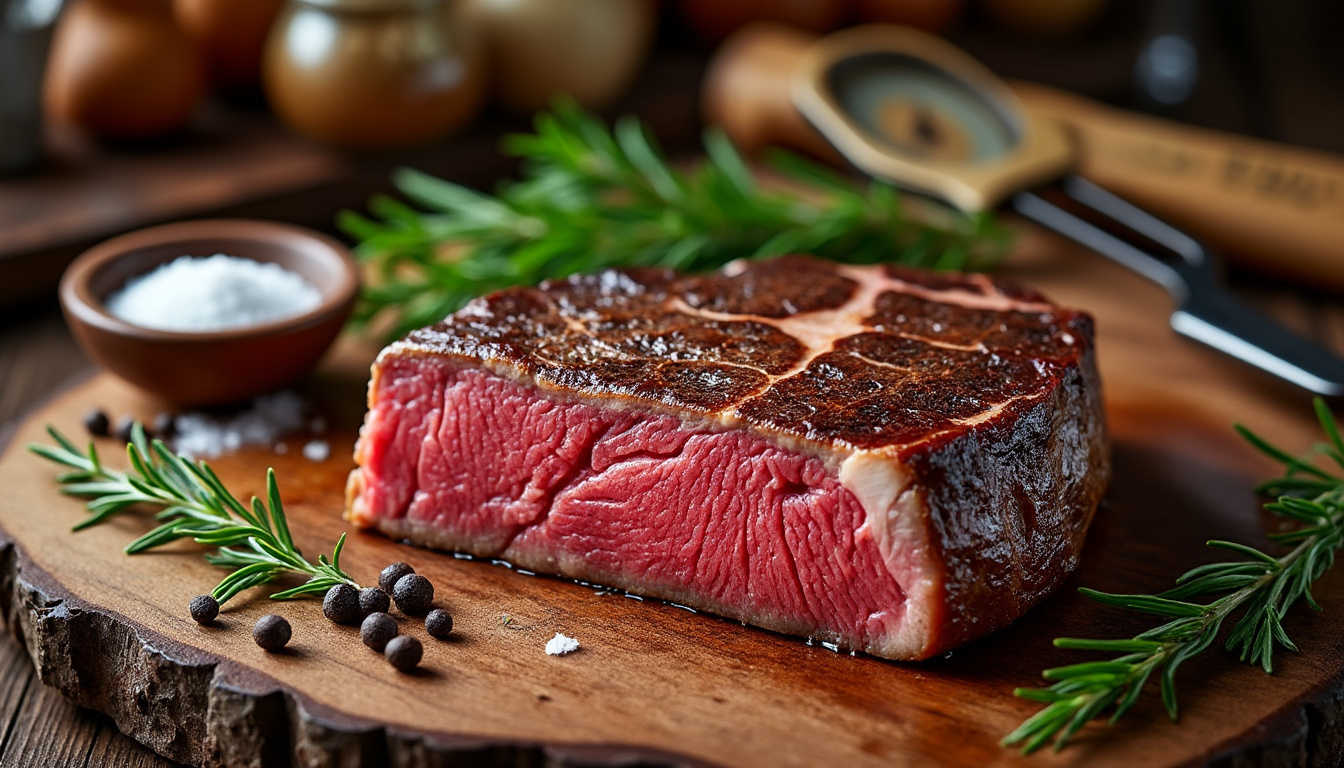 L&rsquo;art de la côte de bœuf maturée : saveurs et secrets d&rsquo;une viande d&rsquo;exception