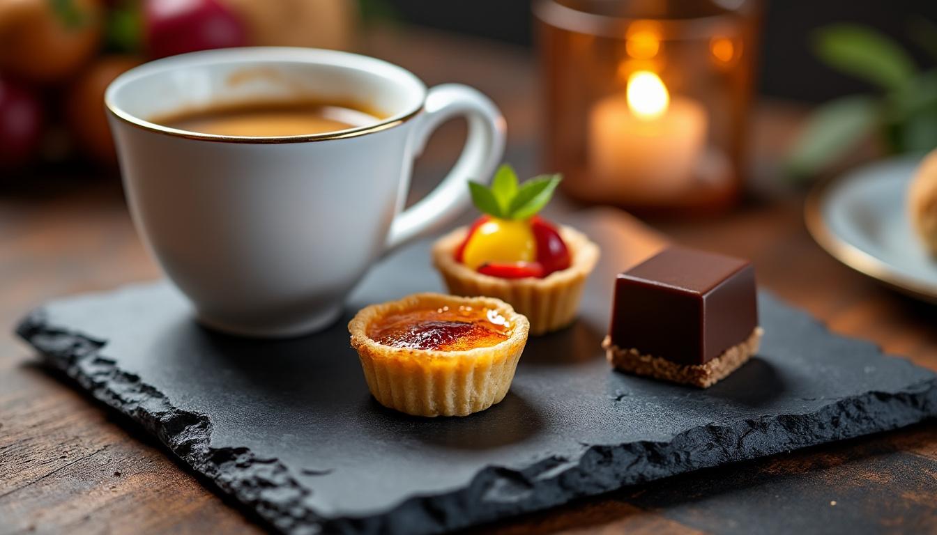 découvrez comment finir un repas à la manière des restaurateurs avec l'accord parfait entre café et mignardises pour une expérience gourmande réussie.