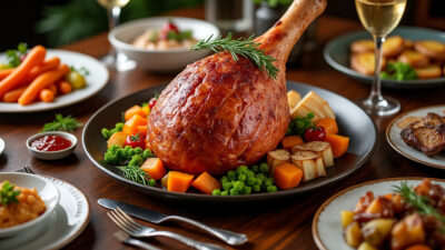 découvrez des recettes d’exception au jambon à l’os pour sublimer vos grandes occasions avec des plats savoureux et raffinés qui raviront vos invités.