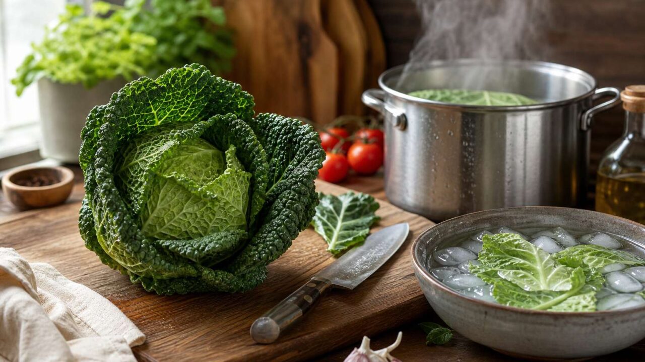 Les secrets pour blanchir parfaitement le chou vert