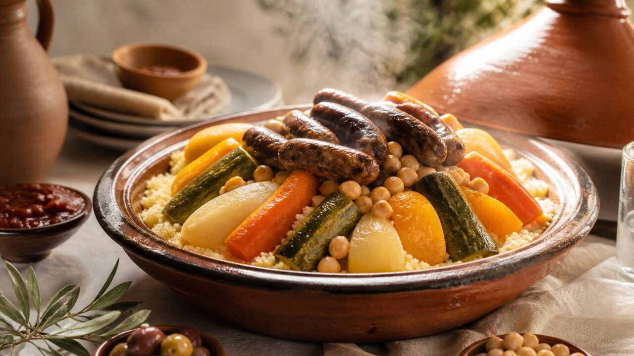 Découvrez l&rsquo;art du couscous traditionnel préparé au couscoussier