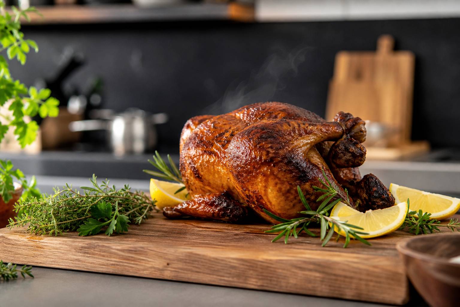 Image d'ambiance pour Les délices irrésistibles du poulet fumé : saveurs authentiq
