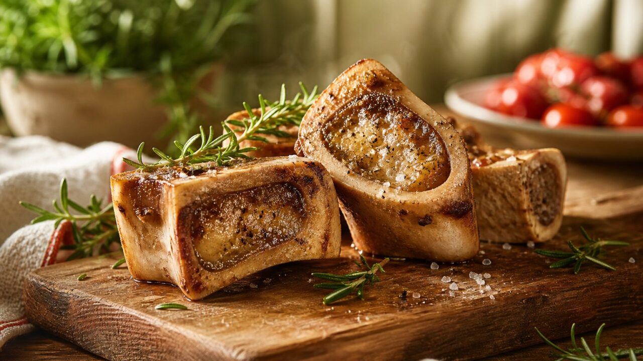 Délice fondant : Os à moelle rôtis au four pour un plaisir gourmand