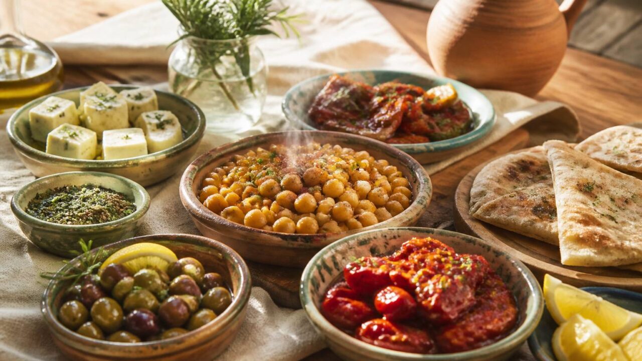 Délices de Kémia : Recettes Authentiques pour Apéritifs Méditerranéens