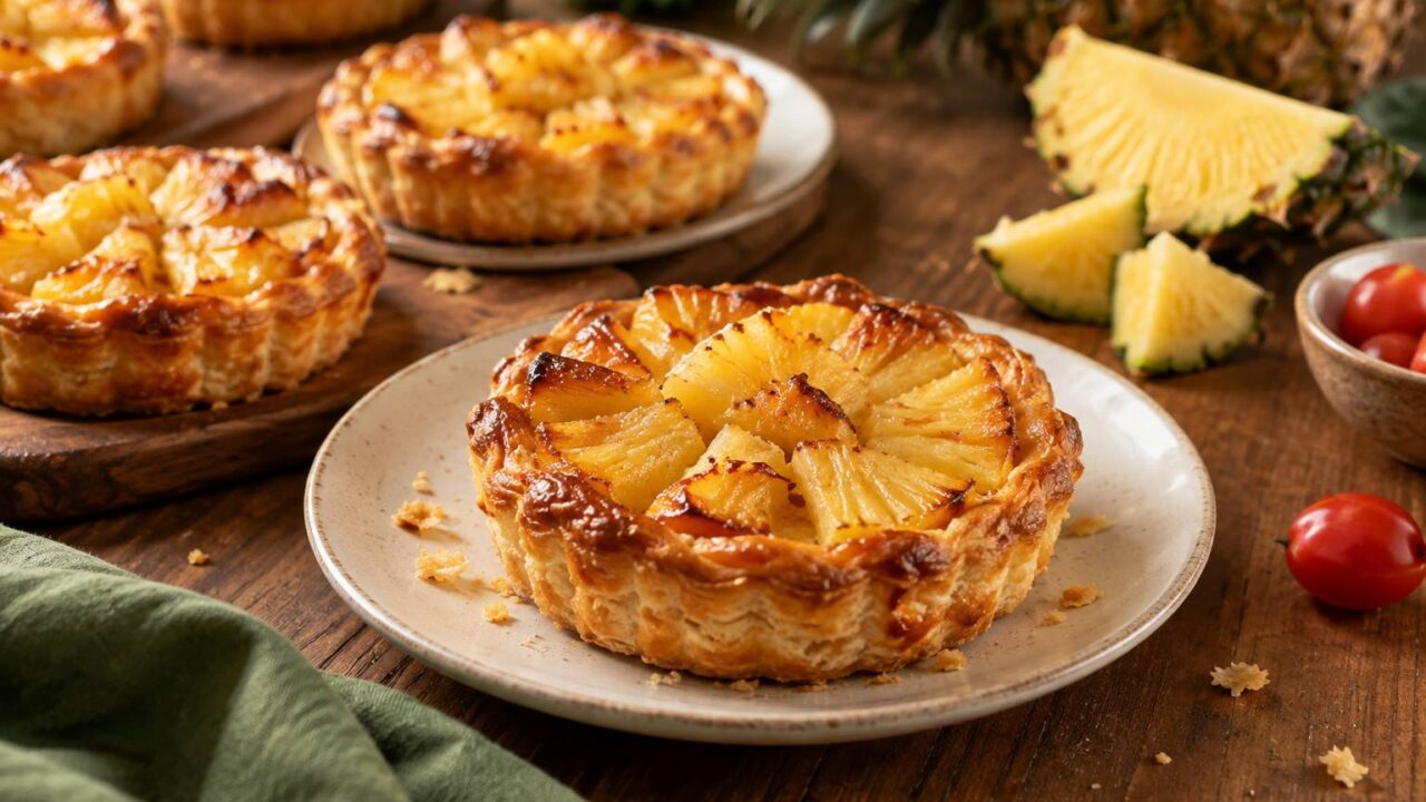 Tartelette à l’ananas : la recette express et savoureuse