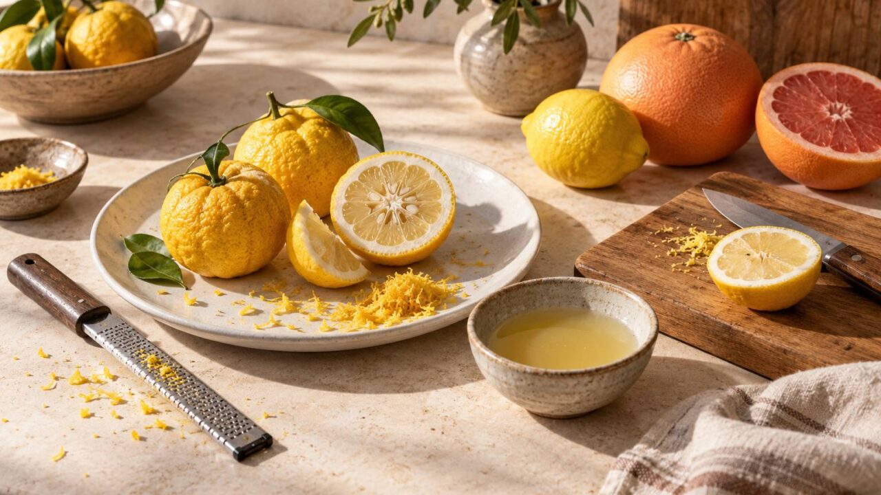 Le yuzu en cuisine : goût, prix et substituts crédibles